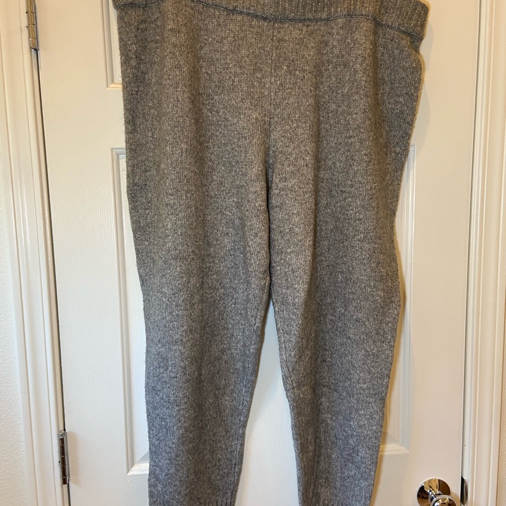 Express XL Loungewear Heather Gray Knit Pants NWT